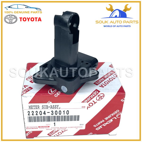 22204-30010 Genuine Toyota METER SUB-ASSY, INTAKE AIR FLOW 2220430010 OEM