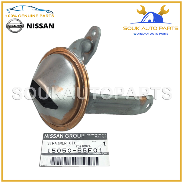 15050-65F01 Genuine Nissan STRAINER ASSY-OIL 1505065F01 OEM