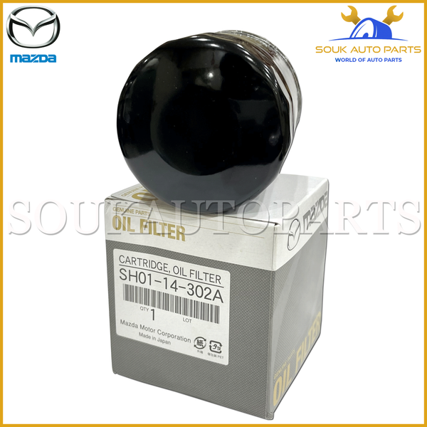 SH01-14-302A Genuine Mazda OIL FILTER (SPIN ON) SH0114302A OEM
