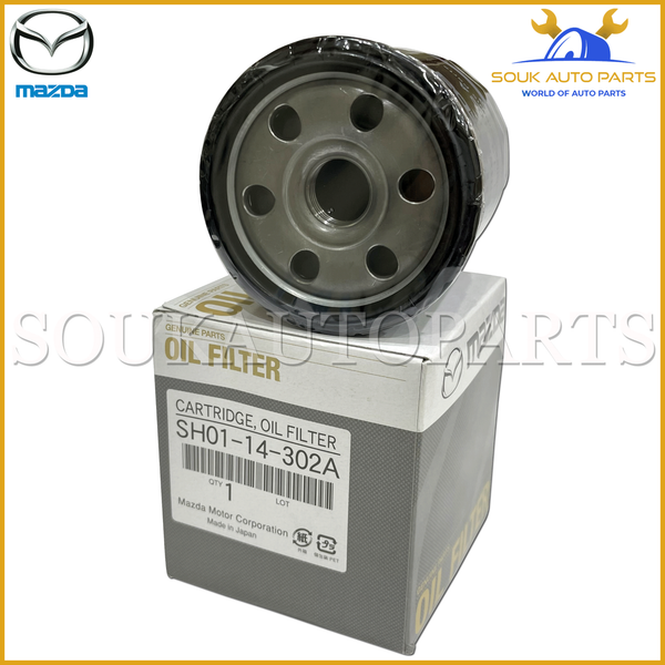 SH01-14-302A Genuine Mazda OIL FILTER (SPIN ON) SH0114302A OEM