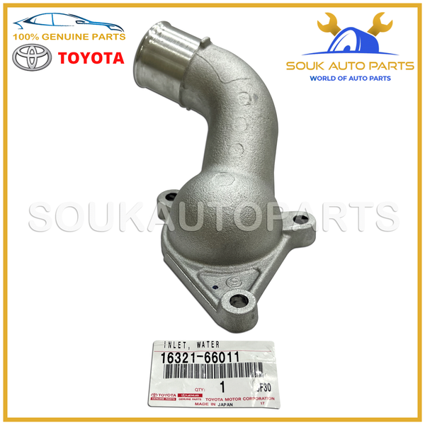 16321-66011 Genuine Toyota INLET, WATER 1632166011 OEM