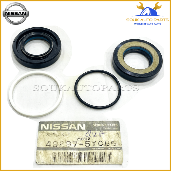 49297-5Y085 Genuine Nissan SEAL KIT, RACK, POWER STEERING GEAR