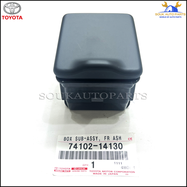 74102-14130 Genuine Toyota BOX SUB-ASSY, FRONT ASH RECEPTACLE 7410214130 OEM