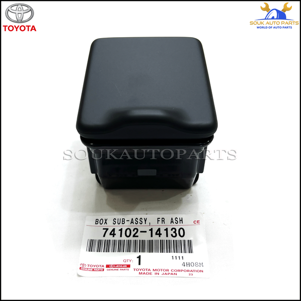 74102-14130 Genuine Toyota BOX SUB-ASSY, FRONT ASH RECEPTACLE 7410214130 OEM