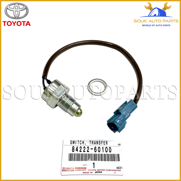 84222-60100 Genuine Toyota SWITCH, TRANSFER INDICATOR, NO.3 8422260100 OEM