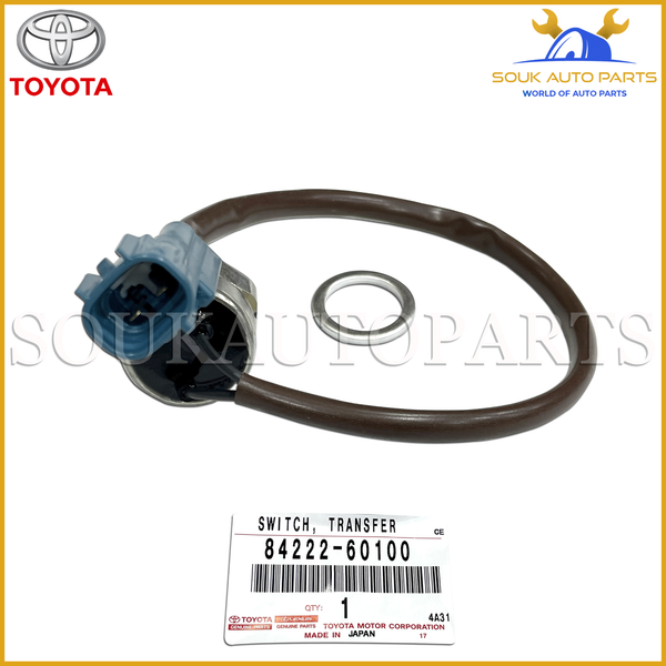 84222-60100 Genuine Toyota SWITCH, TRANSFER INDICATOR, NO.3 8422260100 OEM