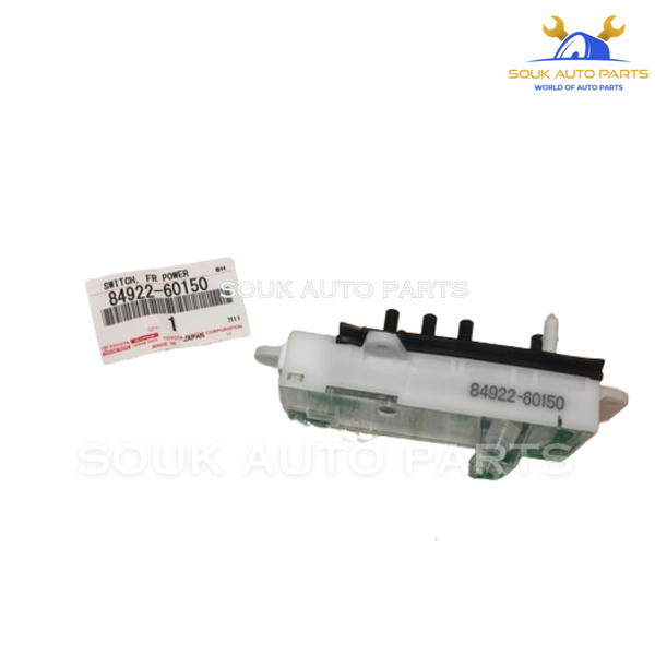 84922-60150 Genuine Toyota SWITCH, FRONT POWER SEAT 8492260150 OEM