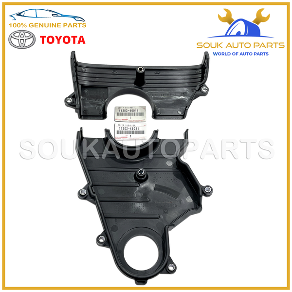 Genuine Toyota UPPER & LOWER TIMING BELT COVERS FOR SUPRA CHASER CRESTA