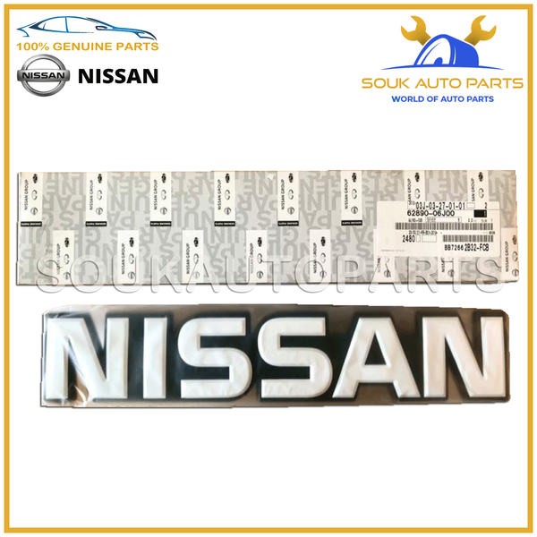 62890-06J00 Genuine Nissan EMBLEM-FRONT 6289006J00 OEM SAFARI