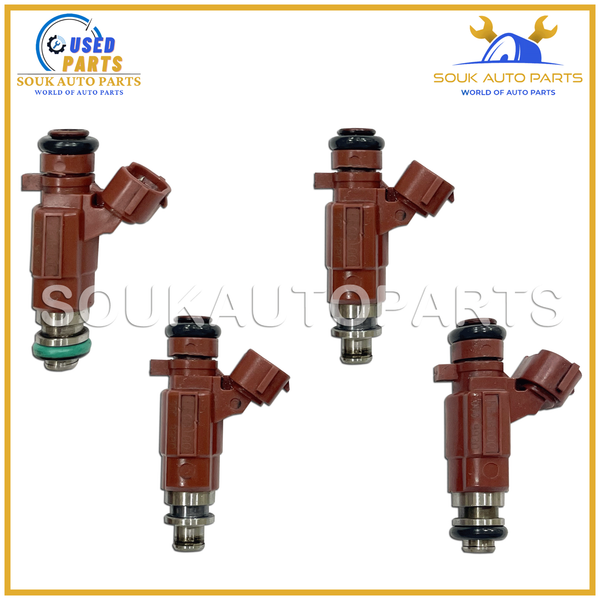 16600-5L300 FUEL INJECTOR SET OF 4 QG18DE FBJB100 For Nissan SENTRA 1.8Ltr L4