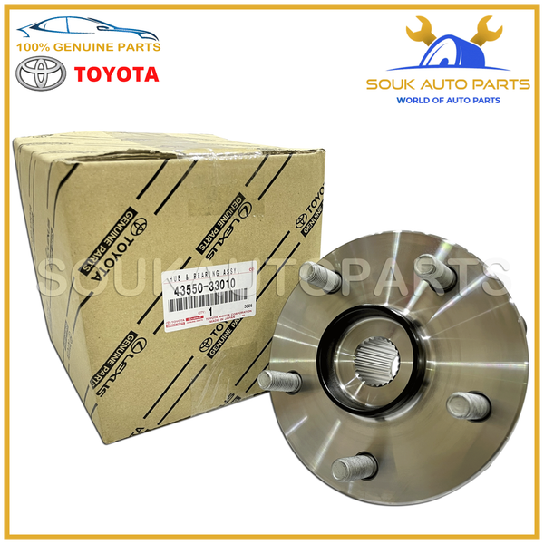 43550-33010 Genuine Toyota FRONT WHEEL BEARING & HUB AVALON CCAMRY 2018-2023