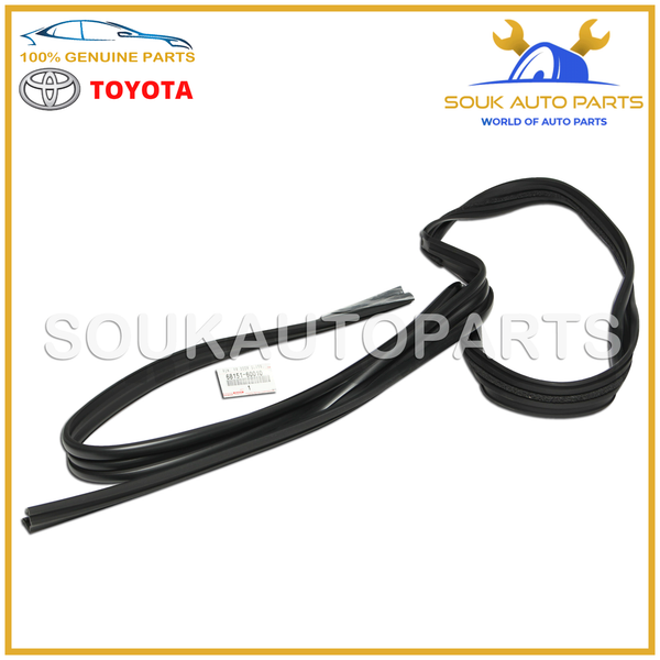 68151-60010 Genuine Toyota FRONT DOOR GLASS RUN, LH 6815160010