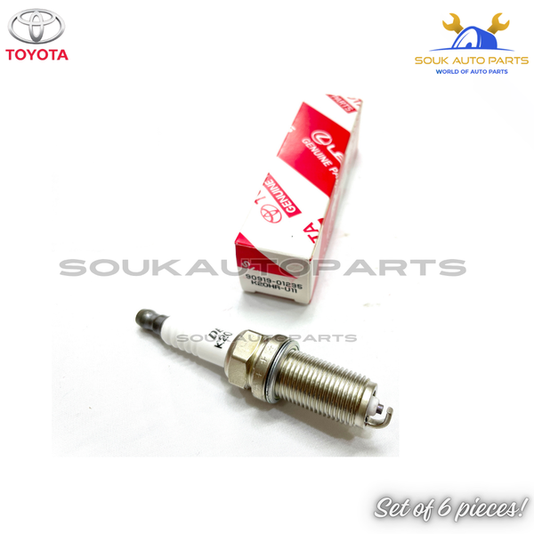 90919-01235 Toyota Genuine SPARK PLUG SET (6 Pcs) 9091901235 FJ CRUISER