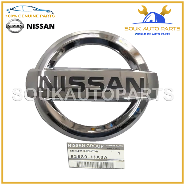 62889-1JA0A Genuine Nissan EMBLEM-FRONT 628891JA0A OEM