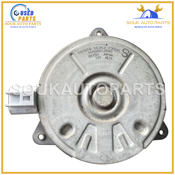 16363-23020 MOTOR, COOLING FAN, RADIATOR For Toyota CAMRY 2003-2007 2.4Ltr
