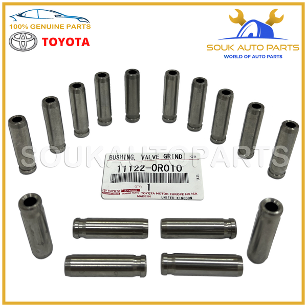 11122-0R010 x 16 Genuine Toyota ENGINE VALVE GUIDES 1AD 2AD (SET OF 16 PCS)