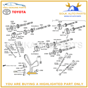 13540-50030 Genuine Toyota TENSIONER ASSY, CHAIN, NO.1 1354050030 OEM