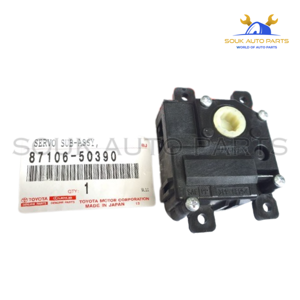 87106-50390 Genuine Toyota DAMPER SERVO SUB-ASSY, AIR CONDITIONER RADIATOR, NO.1