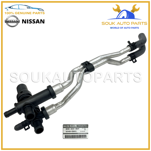 92408-EB601 Genuine Nissan HOSE ASSY-HEATER 92408EB601 OEM PATHFINDER