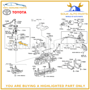 23220-31430 Genuine Toyota PUMP ASSY, FUEL W/FILTER 2322031430 OEM