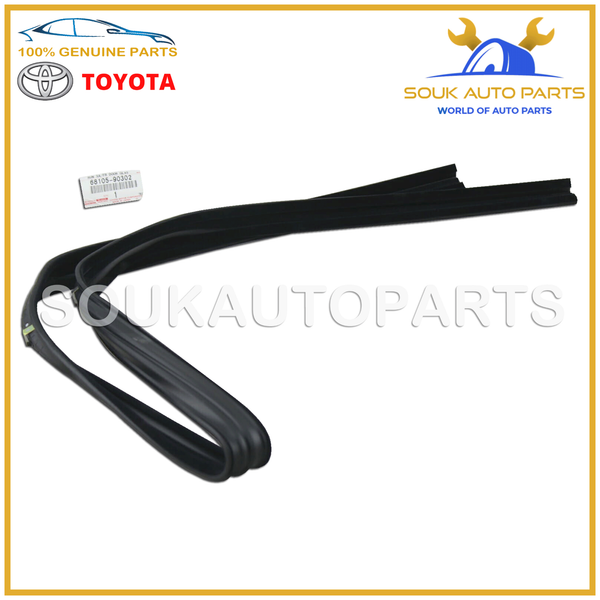 68105-90302 Genuine Toyota RUN, FRONT DOOR GLASS OEM