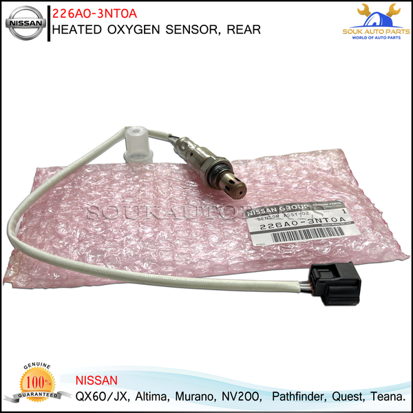 226A0-3NT0A Genuine Nissan HEATED OXYGEN SENSOR, REAR OEM
