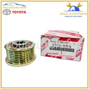 27415-30010 Genuine Toyota PULLEY, ALTERNATOR W/CLUTCH 2741530010 OEM