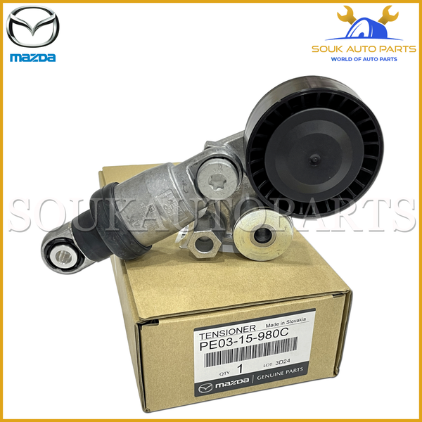 PE03-15-980C Genuine Mazda TENSIONER, BELT V PE0315980C OEM