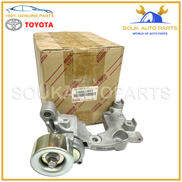 16620-31011 Genuine Toyota SERPENTINE BELT TENSIONER IDLER PULLEY 1GRFE
