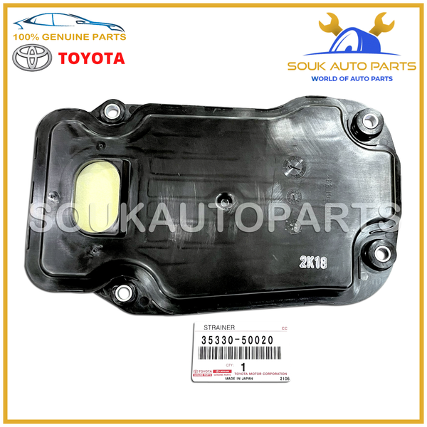35330-50020 Genuine Toyota STRAINER ASSY, VALVE BODY OIL 3533050020 OEM