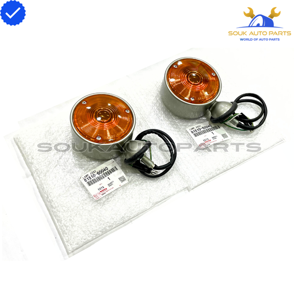 81510-60040 Genuine Toyota LAMP ASSY, RH & LH SET 2 PCS LAND CRUISER