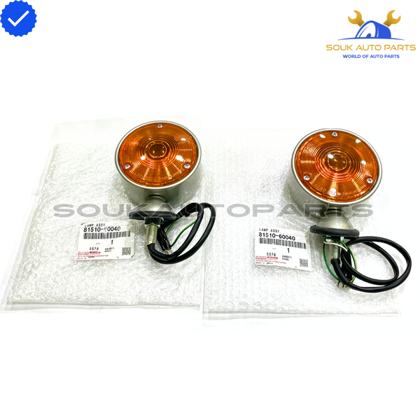 81510-60040 Genuine Toyota LAMP ASSY, RH & LH SET 2 PCS LAND CRUISER