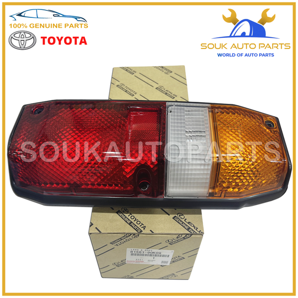 81551-90K09, 81561-90K09 Genuine Toyota LENS, REAR COMBINATION LAMP, RH & LH SET