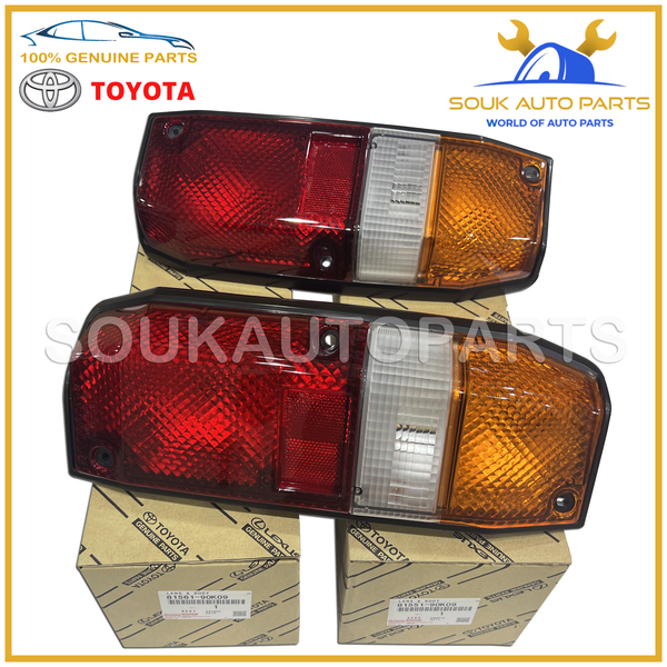 81551-90K09, 81561-90K09 Genuine Toyota LENS, REAR COMBINATION LAMP, RH & LH SET