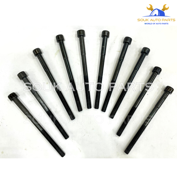 90910-02184 HEAD BOLT SET 1AZ/2AZFE (10 Pc) For Toyota RAV4 CAMRY