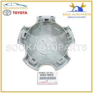 42603-60570 Genuine Toyota ORNAMENT SUB-ASSY, WHEEL HUB (Front) 4260360570 OEM