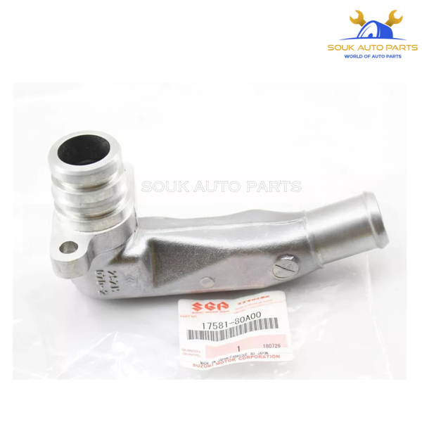 17581-80A00 Genuine Suzuki PIPE, WATER OUTLET 1758180A00 OEM Escudo Grand Vitara