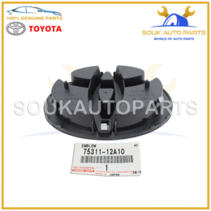 75311-12A10 Genuine Toyota EMBLEM,RADIATOR GRILLE (OR FRONT PANEL) Yaris Corolla