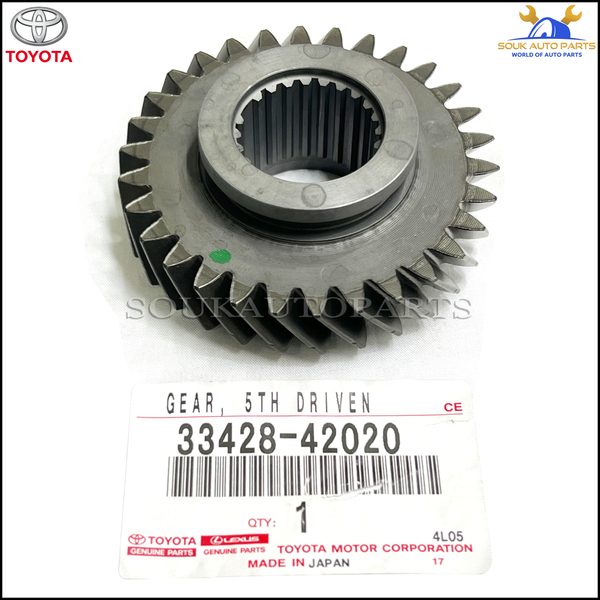 33428-42020 Genuine Toyota GEAR, 5TH DRIVEN
