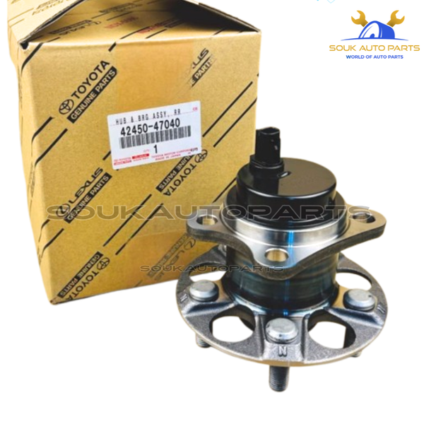 42450-47040 Genuine Toyota HUB & BEARING ASSY, REAR AXLE RH/LH 4245047040 PRIUS