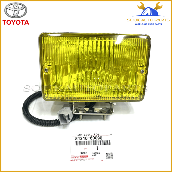 81210-60090 Genuine Toyota LAMP ASSY, FOG, RH & LH 8121060090 OEM LAND CRUISER