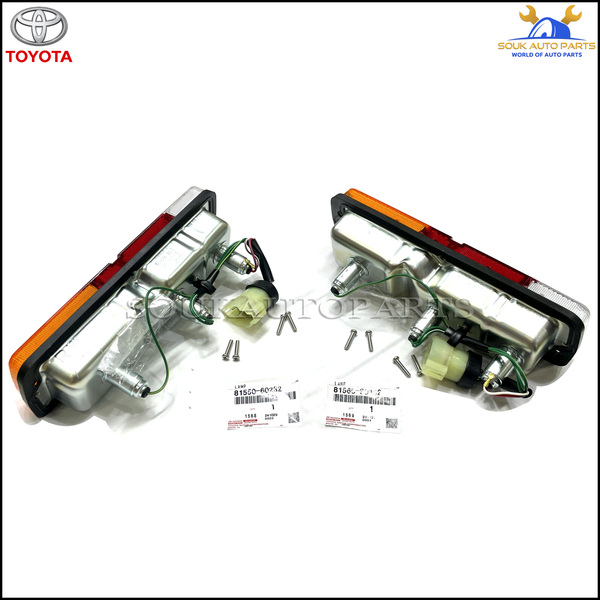 Toyota Genuine TAIL LIGHT LAMPS RH & LH PAIR SET OEM LAND CRUISER