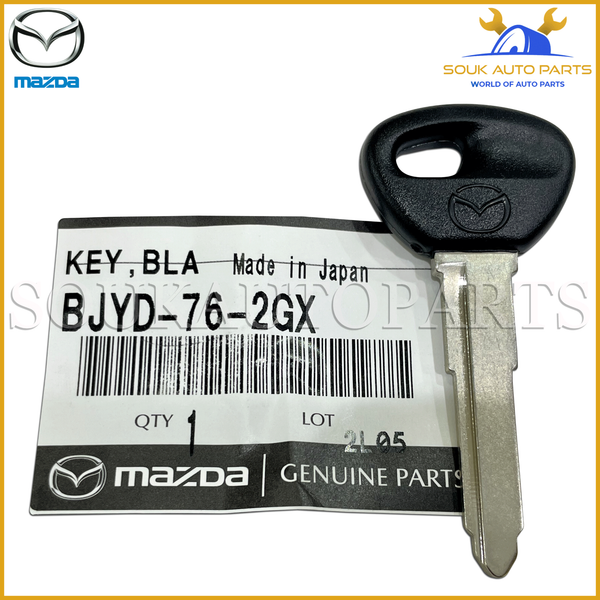 BJYD-76-2GX Genuine Mazda KEY, BLANK-PRIMARY