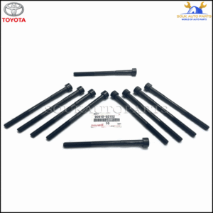 90910-02152 Genuine Toyota HEAD BOLT SET 1ZZ/3ZZ-FE (10Pcs) CELICA COROLLA RAV4