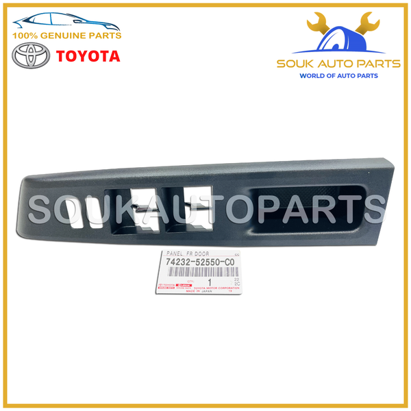 74232-52550-C0 Genuine Toyota PANEL, FR ARMREST BASE, UPPER LH 7423252550C0