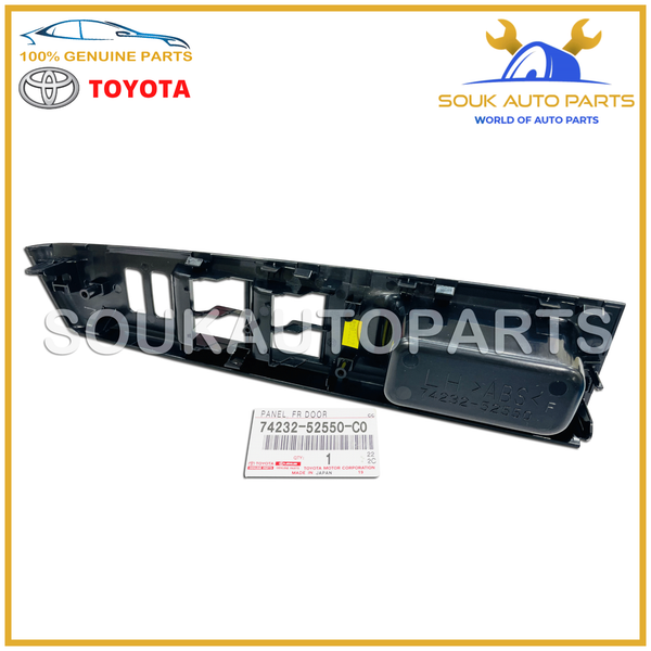 74232-52550-C0 Genuine Toyota PANEL, FR ARMREST BASE, UPPER LH 7423252550C0