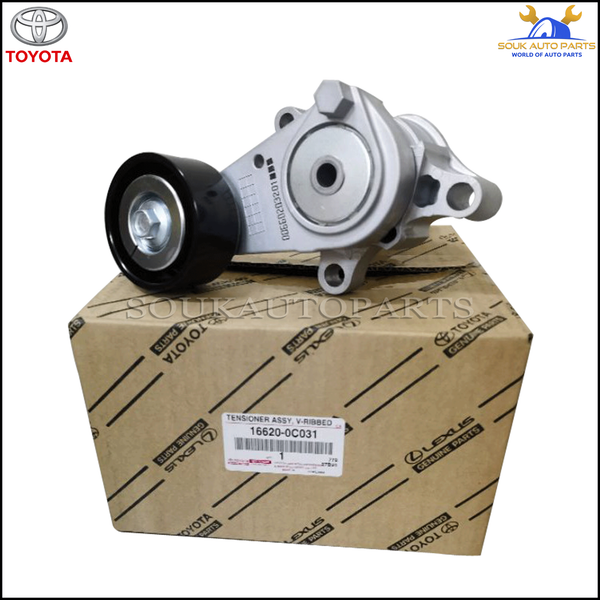 16620-0C031 Genuine Toyota TENSIONER ASSY V-RIBBED 166200C031 OEM FORTUNER HILUX