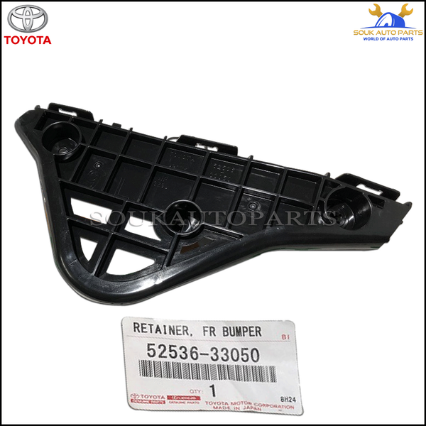52536-33050 Genuine Toyota RETAINER, FR BUMPER 5253633050 OEM CAMRY 1AZFE 2GRFE