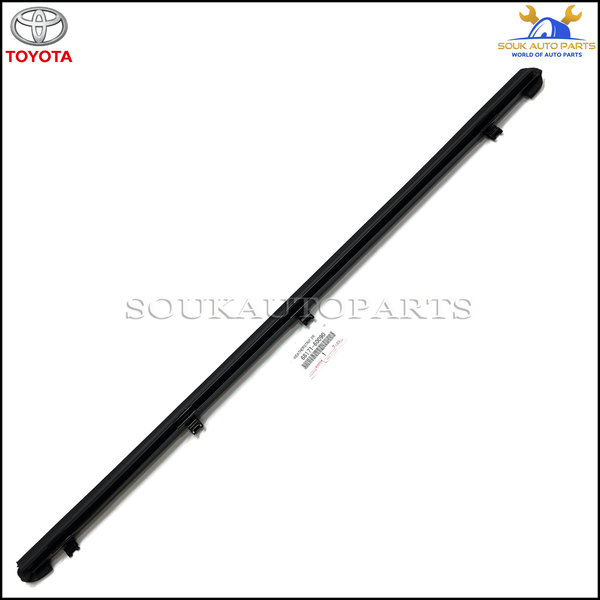 68171-60090 Genuine Toyota WEATHERSTRIP, FRONT DOOR GLASS, INNER RH