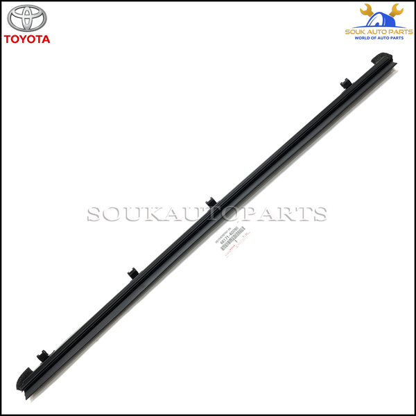 68171-60090 Genuine Toyota WEATHERSTRIP, FRONT DOOR GLASS, INNER RH